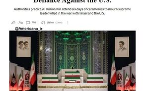 غافلگیری در مصلی؛ پخش نذری توسط چهره مشهور آمریکایی! + فیلم